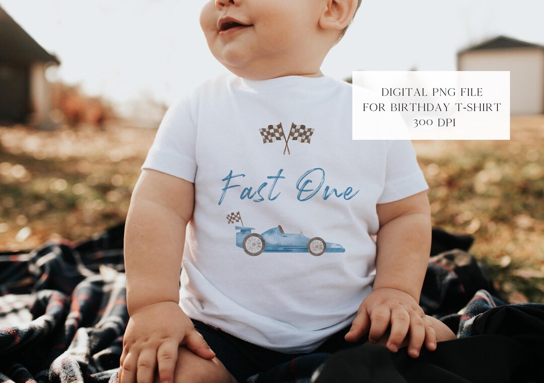 FAST ONE Race Car PNG Cut File, Sublimation, Print File, Blue Vintage ...