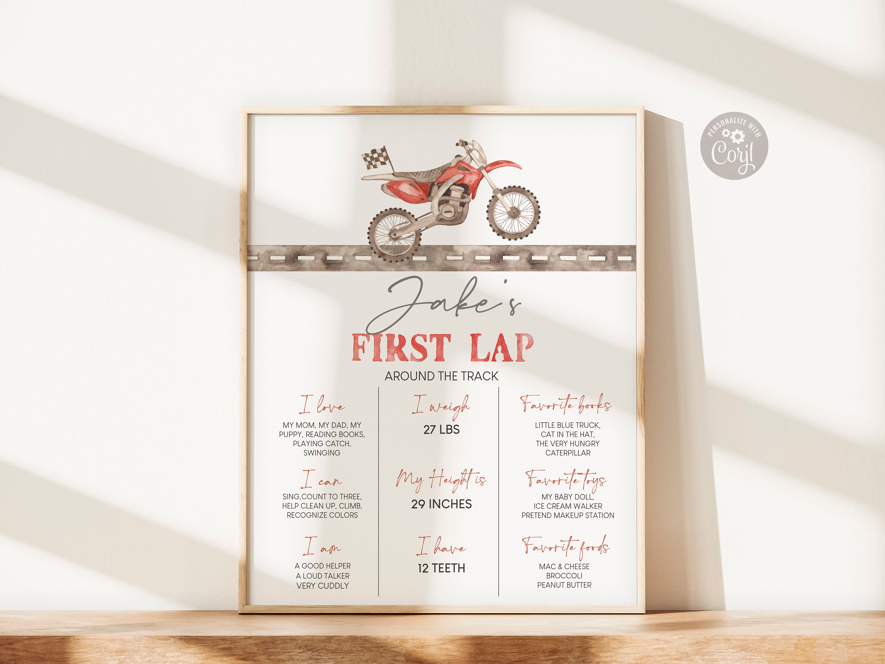 Dirt bike baby walker sale