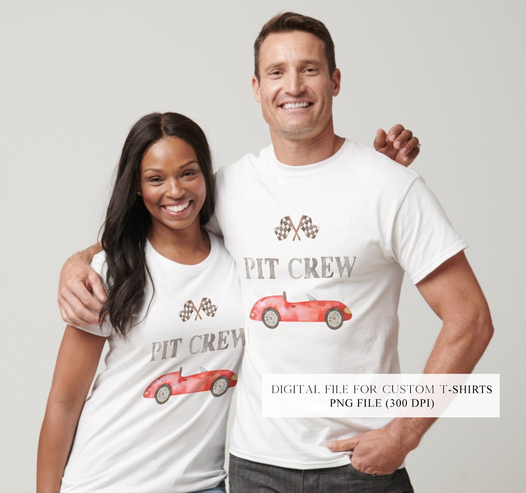 PIT CREW Red Race Car PNG Cut File, Sublimation, Print File, Red Race ...