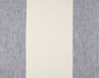 Linen Twin Queen King Coverlet/ Linen Coverlet/ Striped Coverlet/ Blue White Coverlet/ Bed Comforter