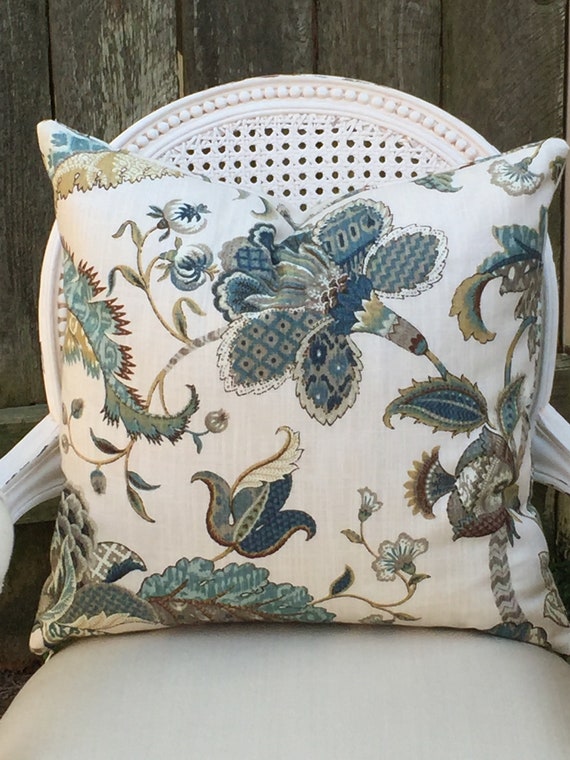P Kaufmann Finders Keepers Linen Pillow Cover 20x20 18x18 Etsy