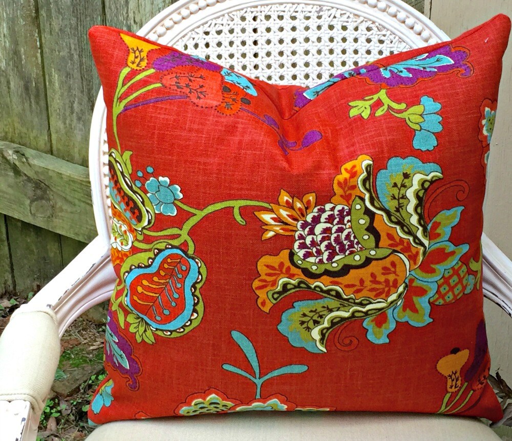 Richloom Leopold Pillow Cover 20x20 Toss Pillow Designer Etsy