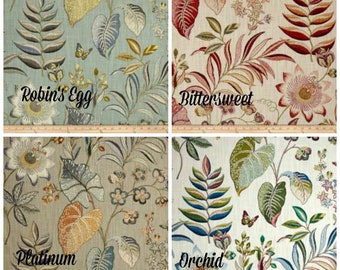 P Kaufmann Butterfly Trail Robins Egg Fabric Remnants 54x31