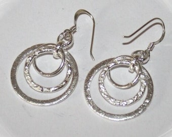 Earrings, 925 silver,