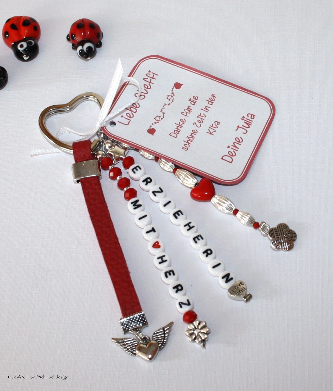 Keychain, gift for the educator, gift, pendant, say thank you,farewel…