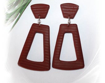 Earrings, earrings, stud earrings, earrings polymer clay, stud earrings nickel-free,