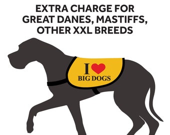 Extra Charge for XXL Dogs Over 100 lbs - Add-On for Great Danes, Mastiffs, Great Pyrs