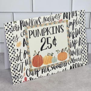 Bonjour l'automne - Grandes cartes blanches