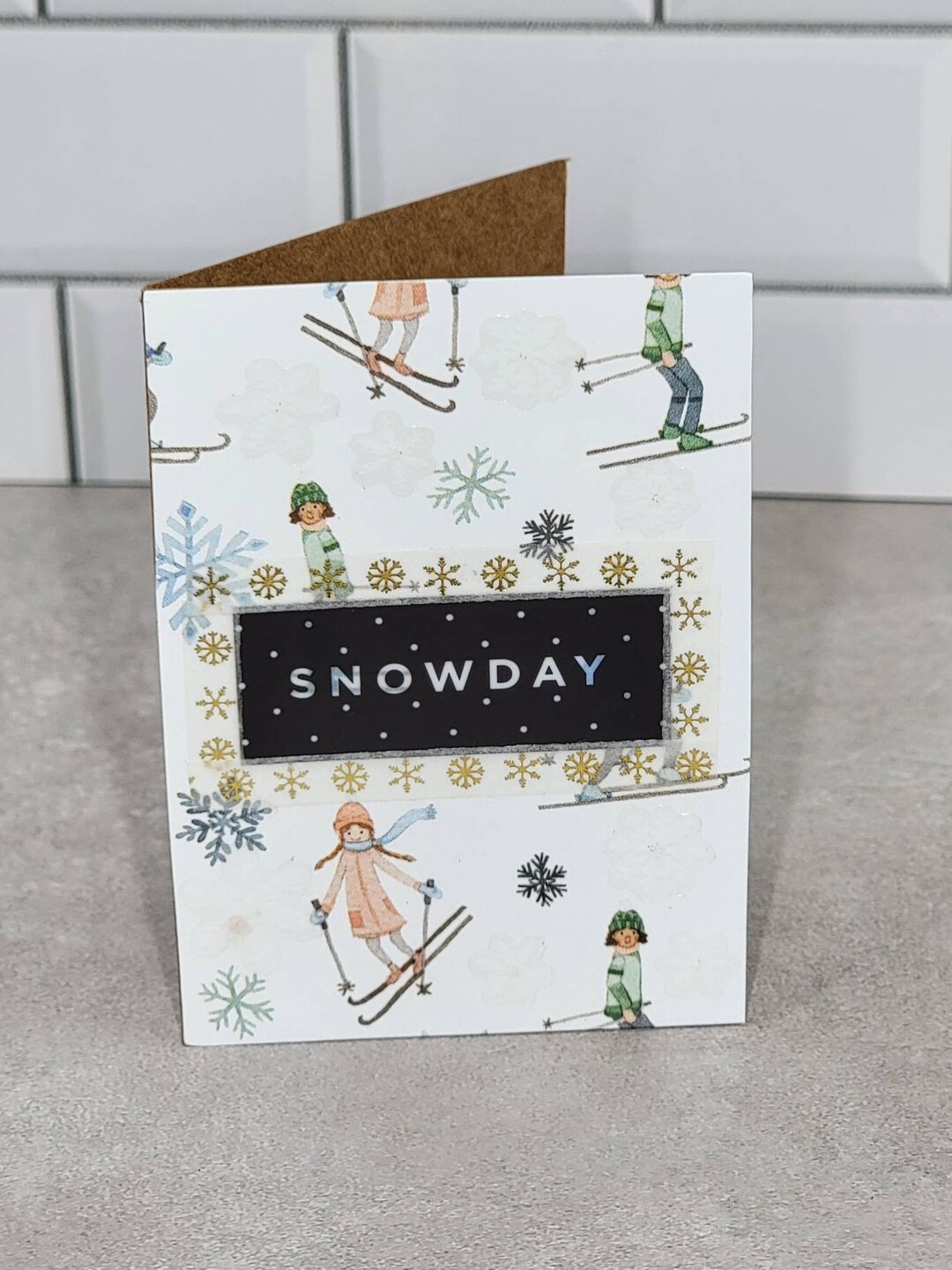 Snow Little Cards - Set of 4 - Etsy