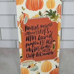 Bonjour l'automne - Grands cartons blancs