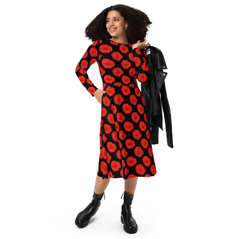 Poppy Dress Ladies Etsy UK — free download