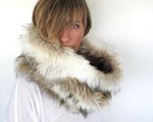 Luxury snood, handmade of quality super soft faux fur. Neckwarmer, scarf.