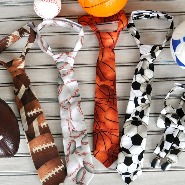 Sports Tie, Skinny Tie, Pocket Square, Skinny, Regular or Bowtie and Suspenders for Men, Youth, Boys, Gift, Ships Fast