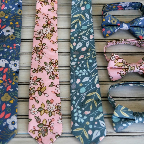 floral tie etsy