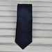 Navy Linen Tie Navy Skinny Tie Navy Regular Tie for Men - Etsy