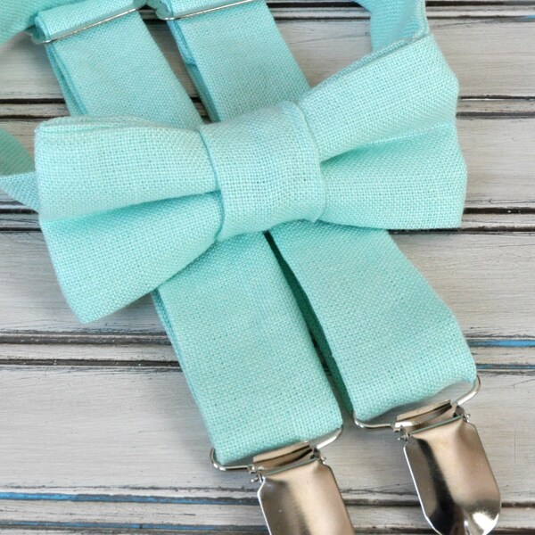 Mint Suspenders Etsy