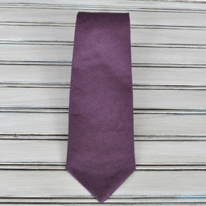 Plum Linen Tie, Plum Skinny tie, for Men, Youth, Boys, Fathers Day Gift -  All Sizes