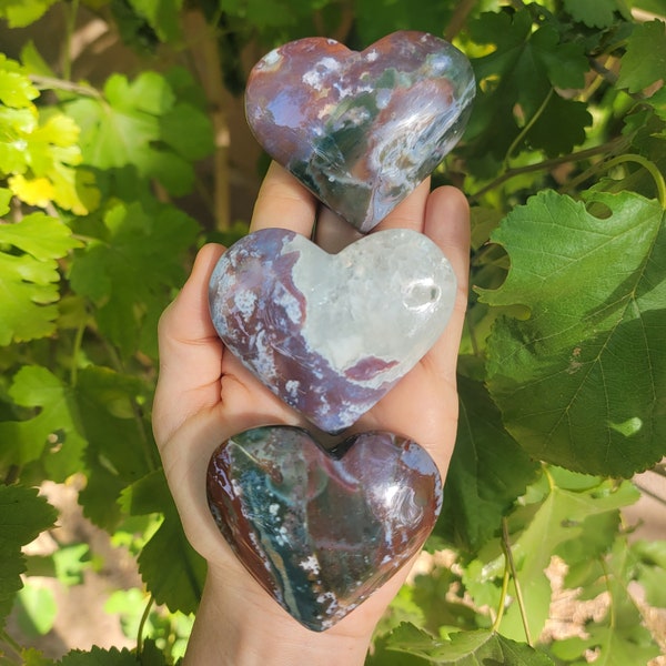 Ocean Jasper Hearts