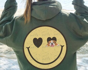 English Bulldog Gift, English Bulldog Sweatshirt, Bulldog Hoodie, Dog Mama Hooded Sweatshirt, Bulldog Mom Gift, British Cute Bulldog Sweater