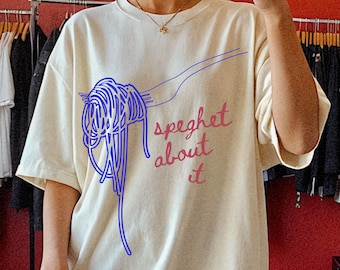 Spaghetti Shirt, Comfort Colors, Pasta Tshirt, Pasta Lover Gift, Spaghetti Lover Tee, Trendy Noodle T-shirt, Italian Food Shirt, Foodie Tee