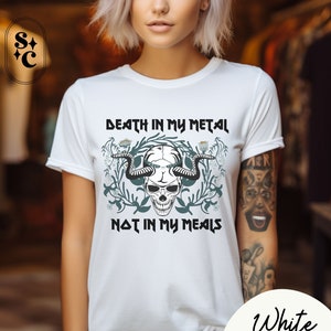 Vegan Shirt, Death Metal Shirt, Vegetarian Heavy Metal Tee, Punk Rock Vegan Shirt, Animal Liberation Tshirt, Plant Powered Tee, Herbivore