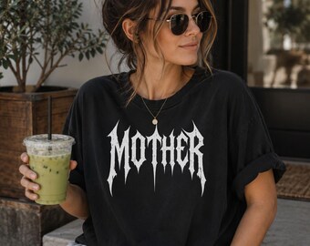 Badass Mom Shirt, Motherhood Tee, Edgy Cool Mom Life Shirt, Comfort Colors