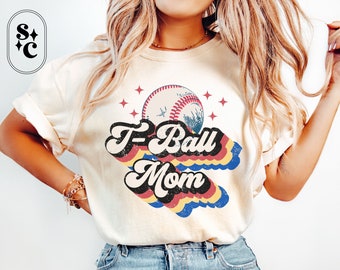 T-Ball Mom Shirt, Baseball Mom Shirt, Softball Mom Shirt, Raising Ballers, T Ball Mom Tshirt, In My Boy Mom Era, Sport Mom Tee, Gift for Mom