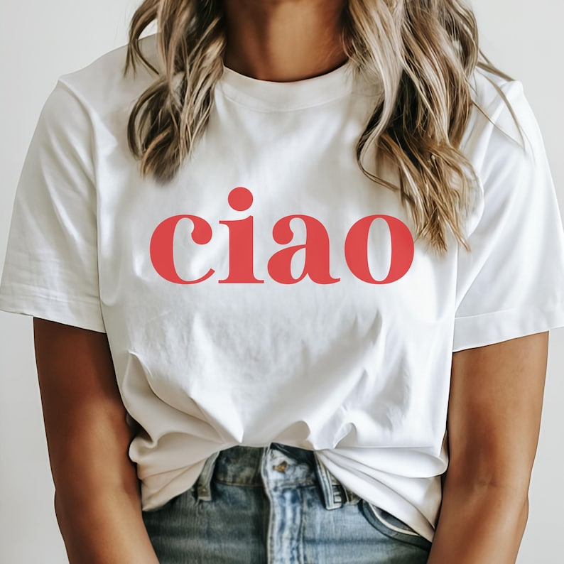 Ciao Shirt,
Chic Downtown Girl,
Italia Theme Gift,
Cute Preppy Tshirt,
Cool Minimalist Tee,
Trendy Womens Shirt,
Italian Shirt,
Ciao Bella Shirt,
Retro Italia Shirt,
Vintage Inspired Tee,
Ciao T-shirt,
Fashion Ciao Shirt,
2xl 3xl 4xl 5xl