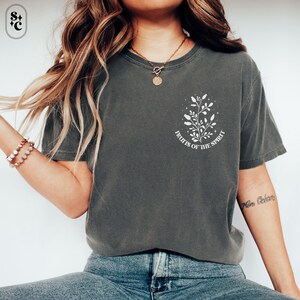 Fruits of the Spirit Shirt, Spiritual Comfort Colors, Love Like Jesus, Christianity Gift, Galatians Christian Tshirt, Made to Worship Tee, Comfort Colors, Trendy Christian Tee, Bible Study Shirt