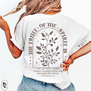 Fruits of the Spirit Shirt, Spiritual Comfort Colors, Love Like Jesus, Christianity Gift, Galatians Christian Tshirt, Made to Worship Tee, Comfort Colors, Trendy Christian Tee, Bible Study Shirt