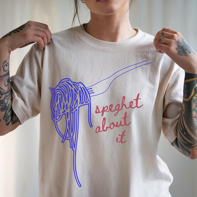 Spaghetti Shirt, Comfort Colors, Pasta Tshirt, Pasta Lover Gift, Spaghetti Lover Tee, Trendy Noodle T-shirt, Italian Food Shirt, Foodie Shirt, Funny Food Shirt