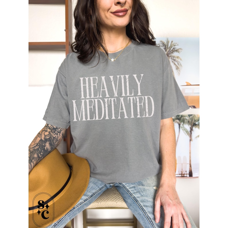 Meditation Tshirt, Zen Shirt, Neuropath Shirt, Yoga Gift for Her, Comfort Colors, Mental Health Shirt, Holistic Gift, Granola Girl T-shirt
