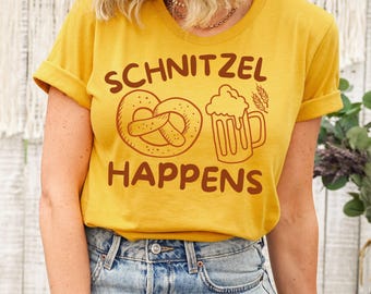 Funny Oktoberfest Shirt, Retro Beer Tshirt, Group Oktoberfest T-shirt, Beer Festival Shirt, German Schnitzel Shirt, Autumn Fall Shirt