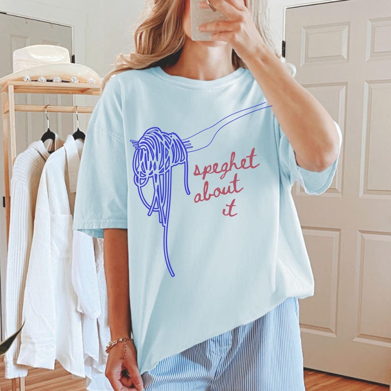 Spaghetti Shirt, Comfort Colors, Pasta Tshirt, Pasta Lover Gift, Spaghetti Lover Tee, Trendy Noodle T-shirt, Italian Food Shirt, Foodie Shirt, Funny Food Shirt