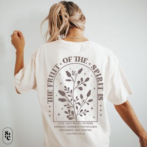Fruits of the Spirit Shirt, Spiritual Comfort Colors, Love Like Jesus, Christianity Gift, Galatians Christian Tshirt, Made to Worship Tee, Comfort Colors, Trendy Christian Tee, Bible Study Shirt