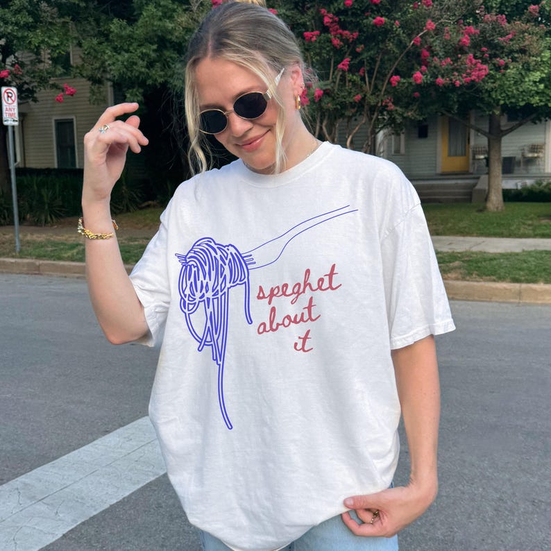 Spaghetti Shirt, Comfort Colors, Pasta Tshirt, Pasta Lover Gift, Spaghetti Lover Tee, Trendy Noodle T-shirt, Italian Food Shirt, Foodie Shirt, Funny Food Shirt