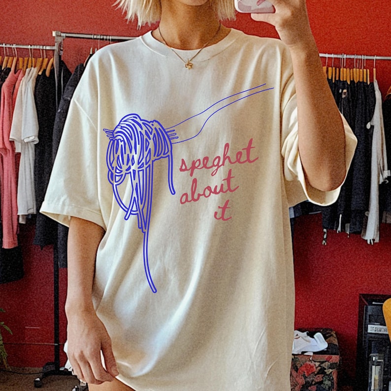 Spaghetti Shirt, Comfort Colors, Pasta Tshirt, Pasta Lover Gift, Spaghetti Lover Tee, Trendy Noodle T-shirt, Italian Food Shirt, Foodie Shirt, Funny Food Shirt
