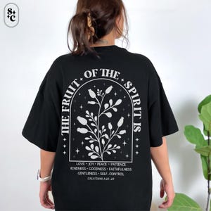 Fruits of the Spirit Shirt, Spiritual Comfort Colors, Love Like Jesus, Christianity Gift, Galatians Christian Tshirt, Made to Worship Tee, Comfort Colors, Trendy Christian Tee, Bible Study Shirt