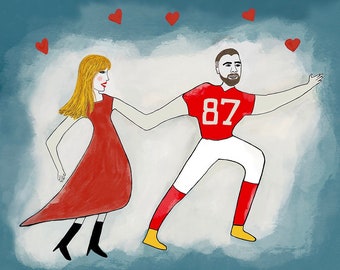 Travis and Taylor with Hearts