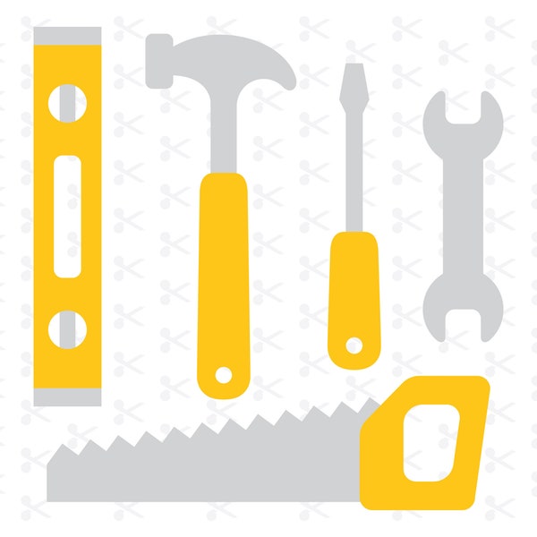 Layered Tools SVG / Tool Bundle / Construction Party / Mechanic SVG / Toolbox / Woodworking SVG / Toolbelt