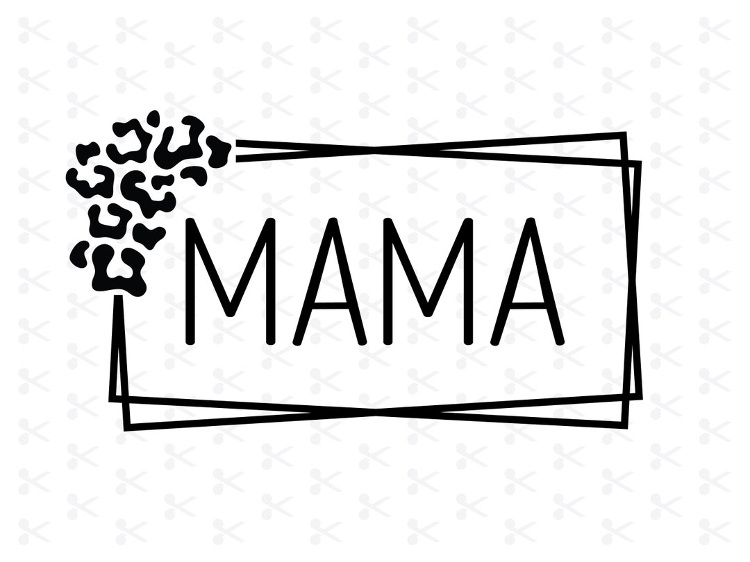 Cheetah Mama Svg Eps Png Dxf Jpeg Ai / Leopard Mama / Cheetah - Etsy