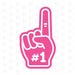 Foam Finger Svg Png Jpg Eps Pdf Ai / Cute Sports Finger / Number One ...