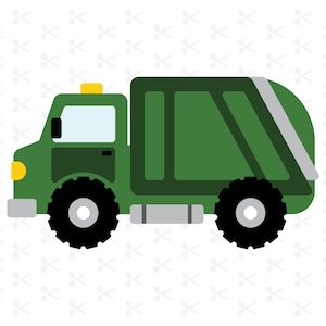 Söt sopbil Svg Png Jpg Eps Pdf Dxf Ai / Sopsamlare / Sopgubbe / Återvinn / Clipart / Digital nedladdning / Silhuett / Cricut
