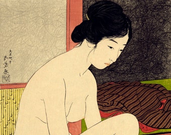 Old Asian Art Nude - Nude Asian Painting - Etsy Australia