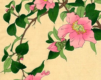 japanese flower art etsy