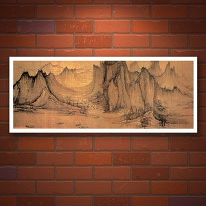 Chinese art, chinese landscape and nature paintings, FINE ART PRINT, nature chinese prints, art posters, china wall art, china home decor image 1