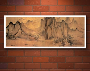 Chinese art, chinese landscape and nature paintings, FINE ART PRINT, nature chinese prints, art posters, china wall art, china home decor