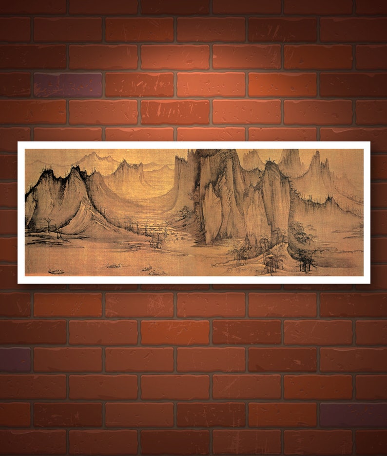 Chinese art, chinese landscape and nature paintings, FINE ART PRINT, nature chinese prints, art posters, china wall art, china home decor image 1