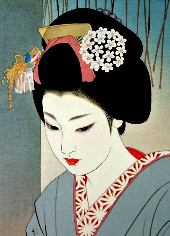 Beautiful Geisha Art