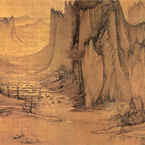 Chinese art, chinese landscape and nature paintings, FINE ART PRINT, nature chinese prints, art posters, china wall art, china home decor image 2